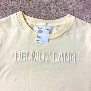 helmut lang designer cotton t-shirt
